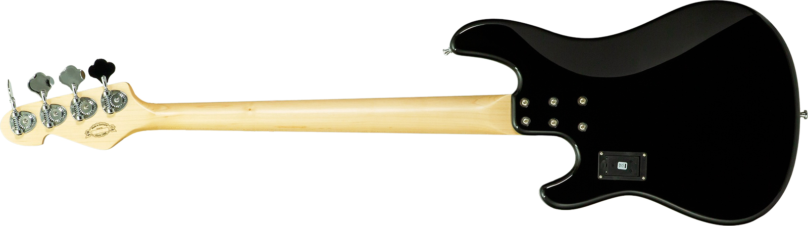 Sandberg California Vm4 Abalone Dots All 4c Active Rw - Highgloss Black - Solidbody E-bass - Variation 4
