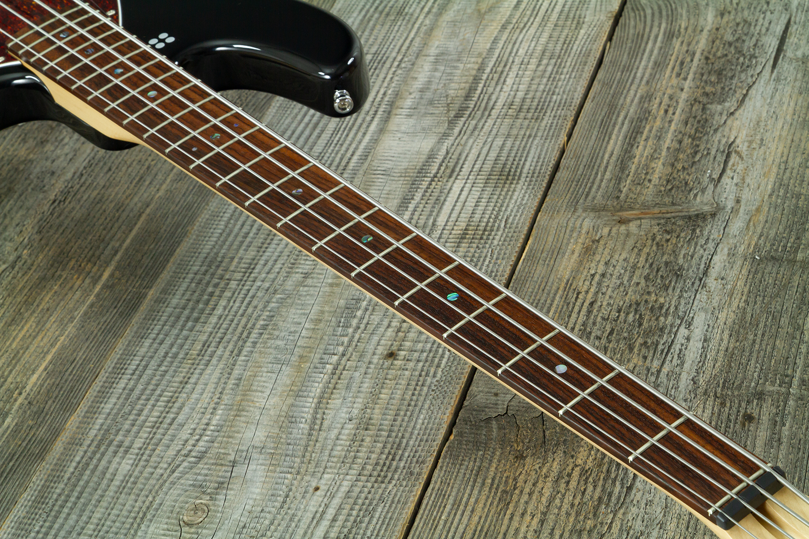 Sandberg California Vm4 Abalone Dots All 4c Active Rw - Highgloss Black - Solidbody E-bass - Variation 8