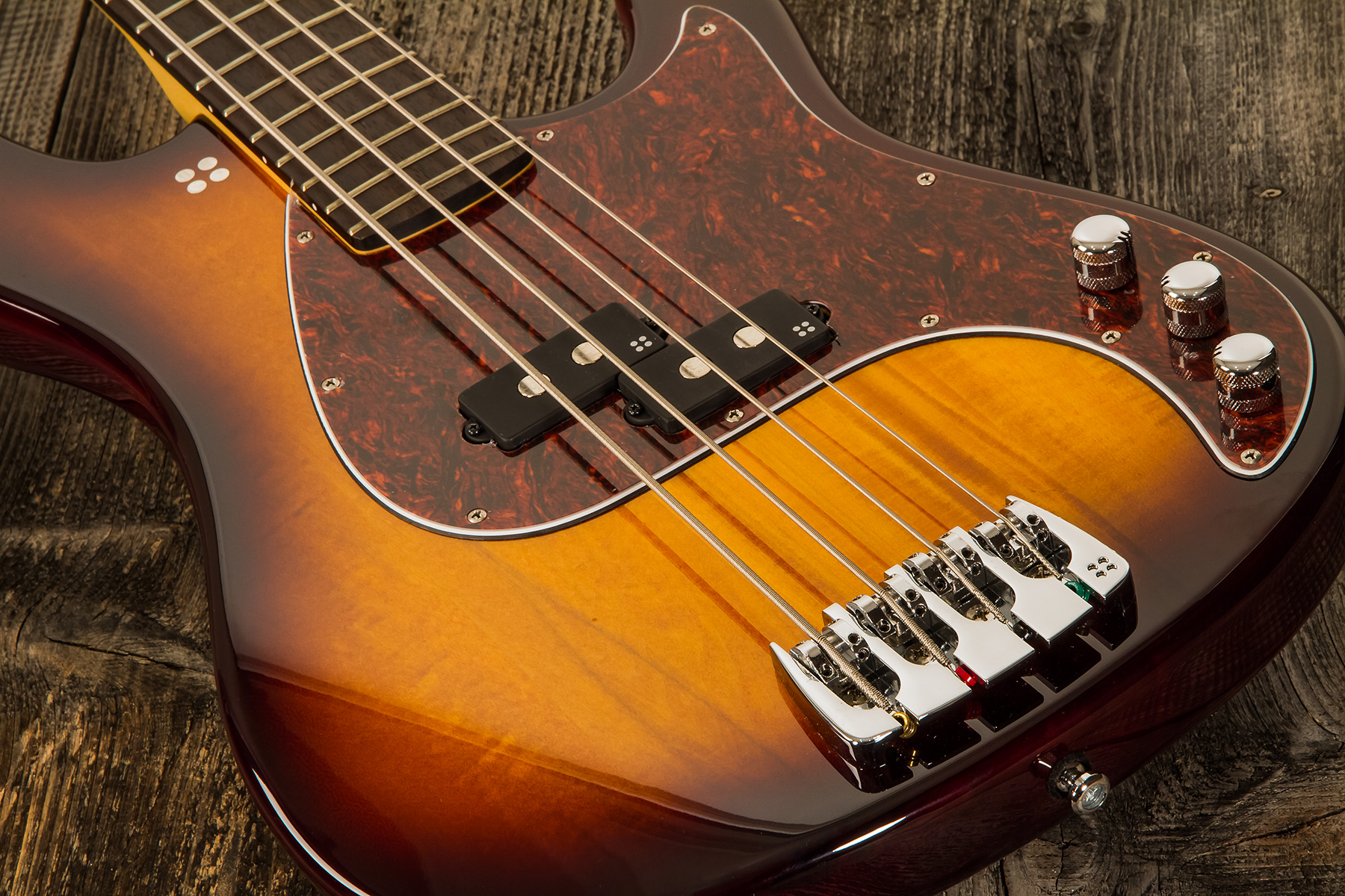 Sandberg Electra Bass Vs 4 Active Rw - Tobacco Sunburst - Solidbody E-bass - Variation 3