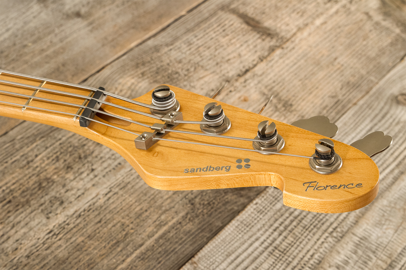Sandberg Florence Bass 4c Shsc Mn - Soft Aged British Green - Solidbody E-bass - Variation 9