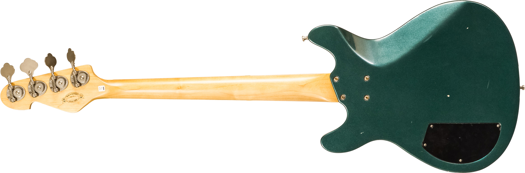 Sandberg Florence Bass 4c Shsc Mn - Soft Aged British Green - Solidbody E-bass - Variation 1