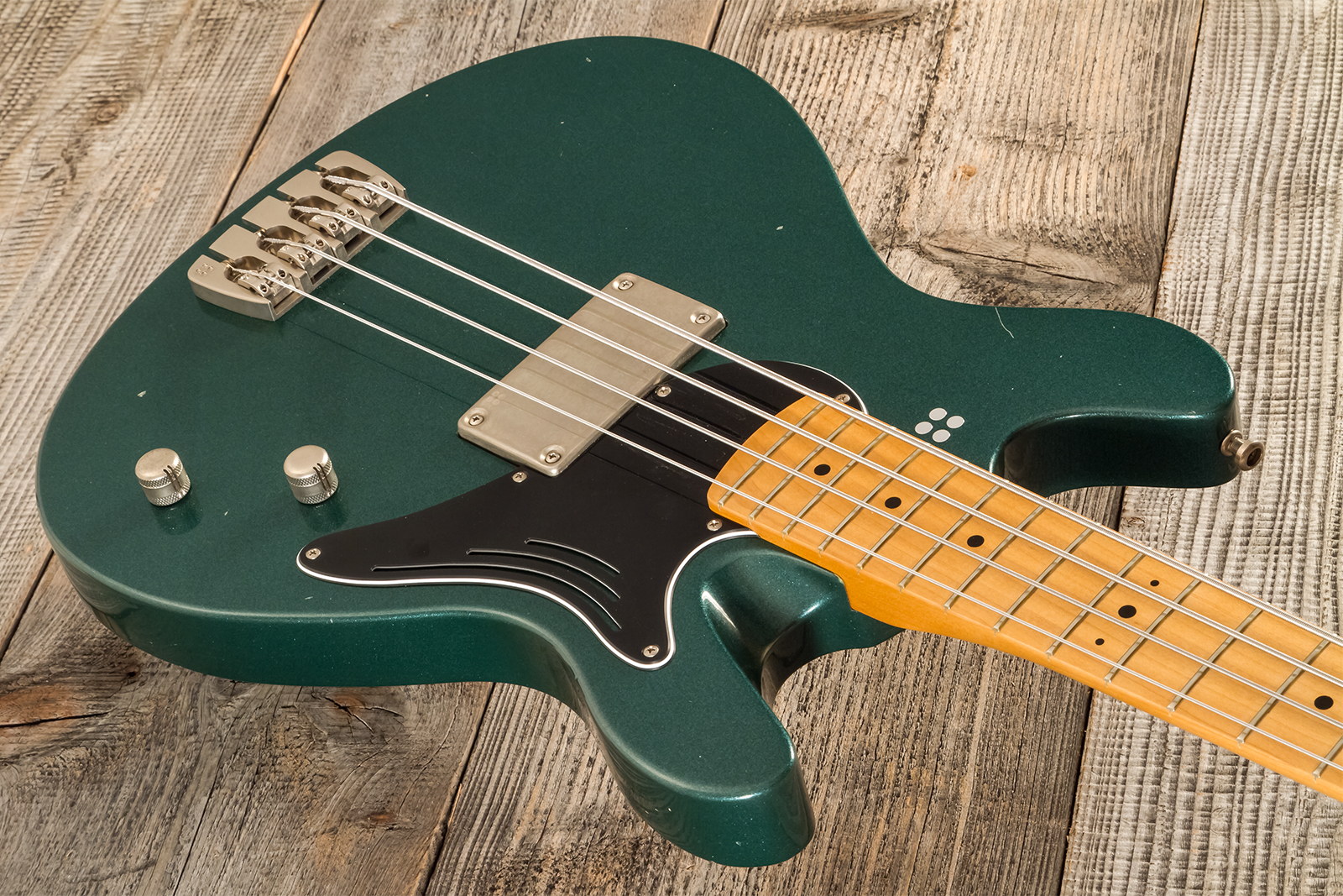 Sandberg Florence Bass 4c Shsc Mn - Soft Aged British Green - Solidbody E-bass - Variation 2