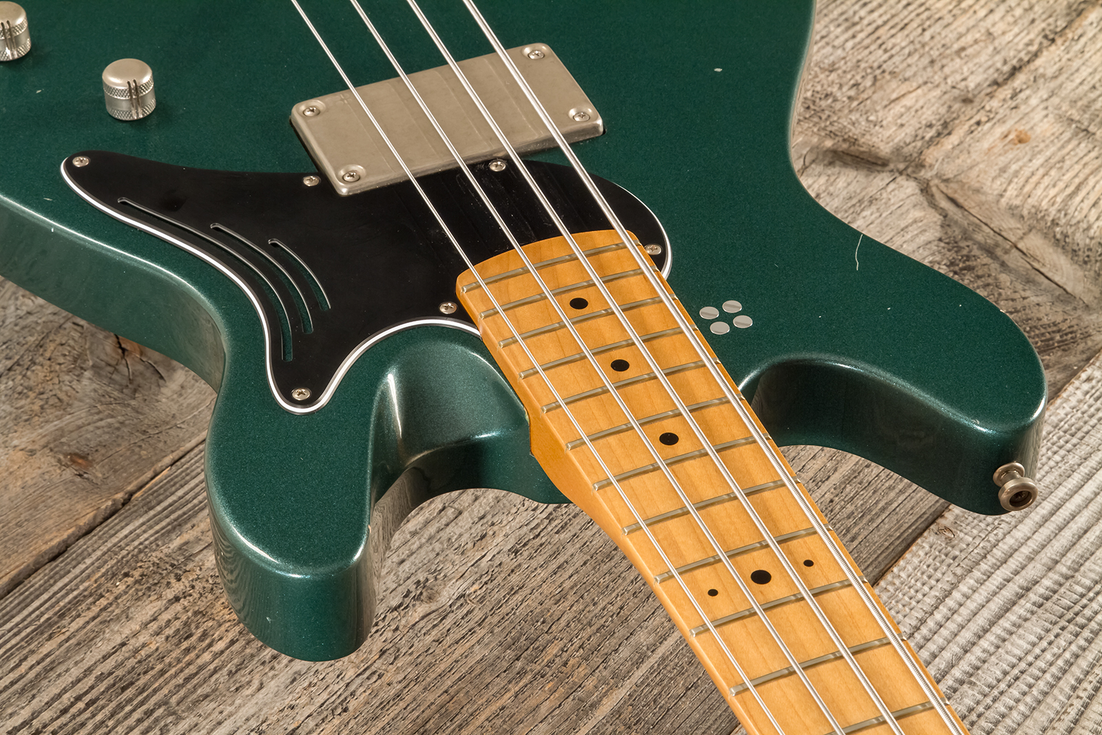Sandberg Florence Bass 4c Shsc Mn - Soft Aged British Green - Solidbody E-bass - Variation 4