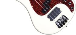 Solidbody e-bass Sandberg                       California VM 4-String (White Dots, RW) - Highgloss Creme