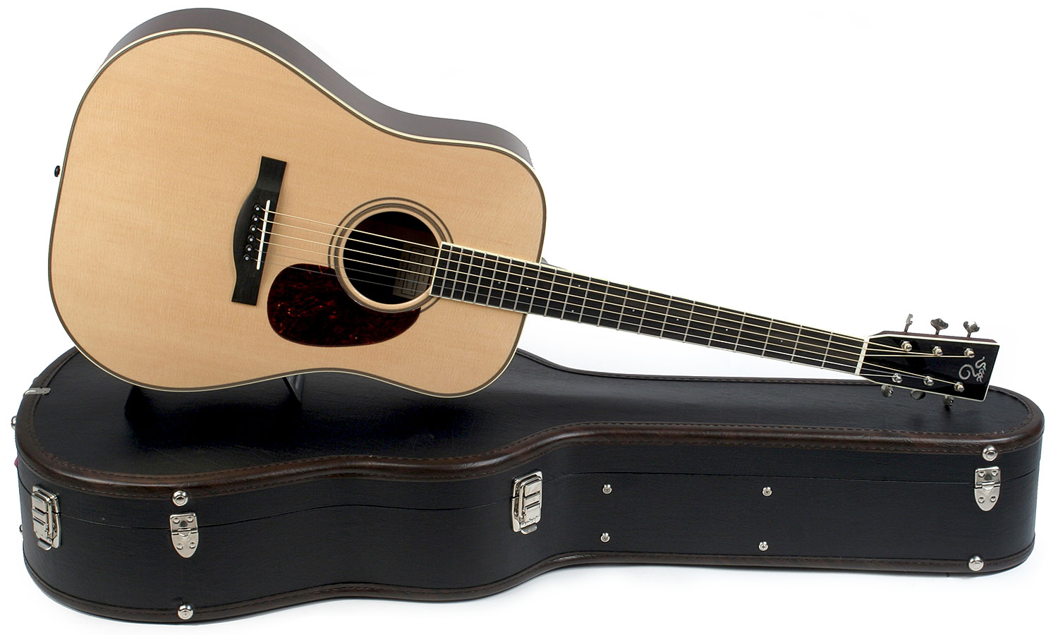 Santa Cruz D Model Dreadnought Epicea Palissandre - Natural - Westerngitarre & electro - Variation 1