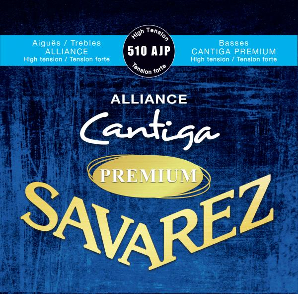 Savarez Jeu De 6 Cordes 510 Ajp Cantiga Alliance Premium Tension Forte - Konzertgitarre Saiten - Main picture