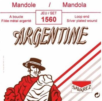 Mandoline saiten Savarez Mandole 8C Argentine à boucle - Saitensätze 