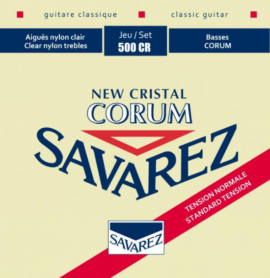 Savarez Jeu De 6 Cordes New Cristal Corum Normal Tension 500cr - Konzertgitarre Saiten - Main picture