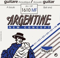 Westerngitarre saiten Savarez Classic 1610MF Argentine Light 11-46 - Saitensätze 