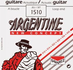 Westerngitarre saiten Savarez Argentine 1510 Red XL 10-45 - Saitensätze 