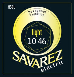 E-gitarren saiten Savarez H50L HEXAGONAL EXPLOSION 10-46 - Saitensätze 