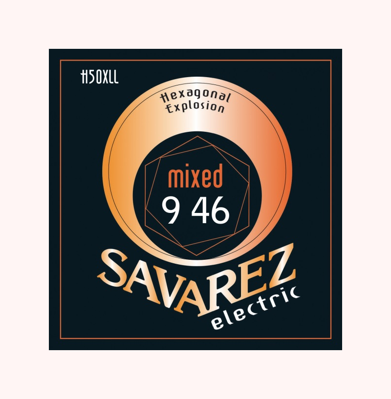 Savarez Jeu De 6 Cordes H50xl Hexagonal Explosion 09-46 - E-Gitarren Saiten - Variation 1