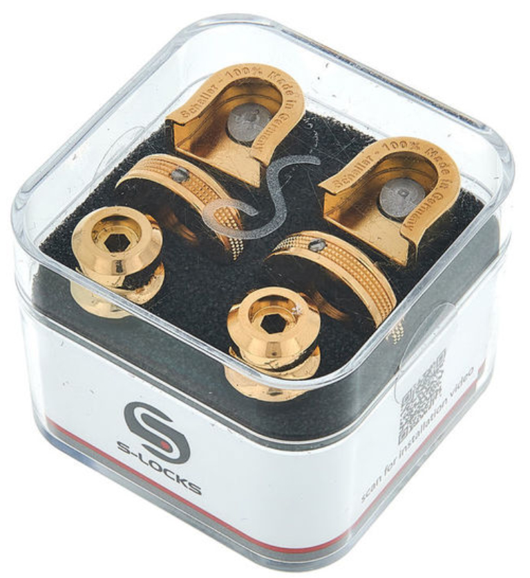Schaller S-locks Paire Gold - Strap Lock System - Variation 1
