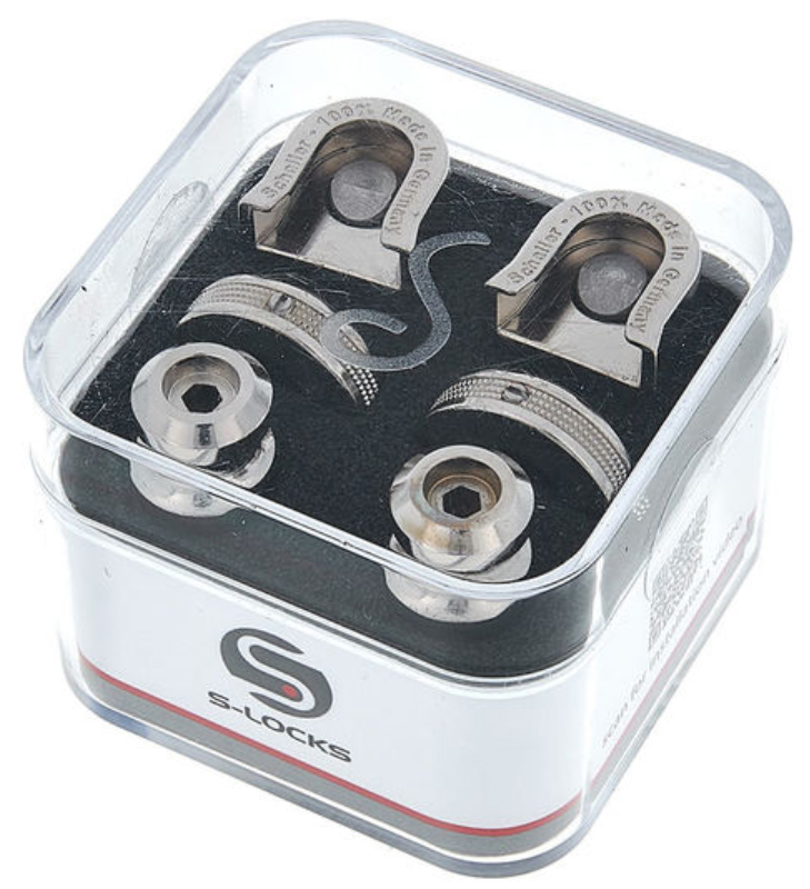 Schaller S-locks Paire Nickel - Strap Lock System - Variation 2