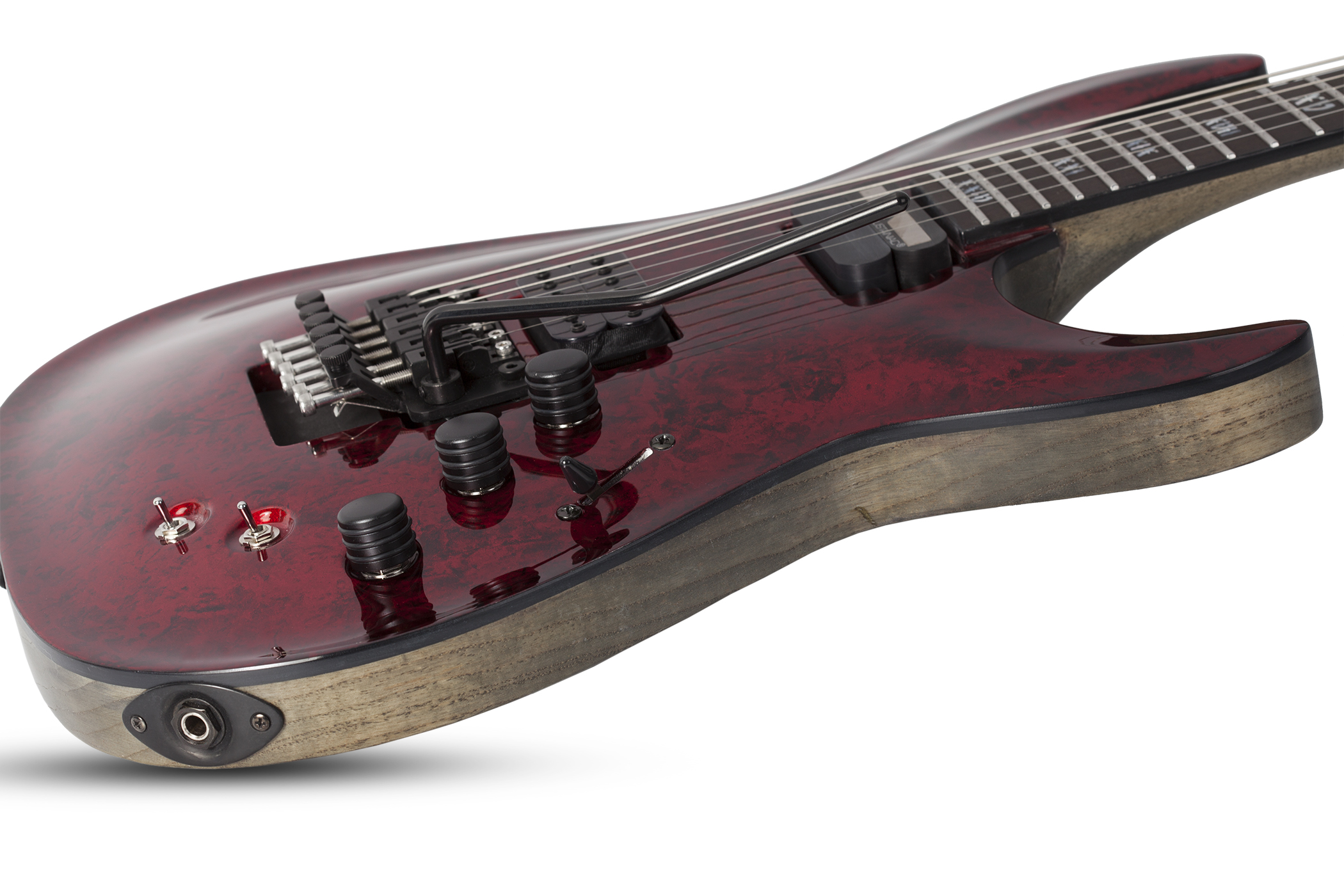 Schecter Apocalypse C-1 Fr S 2h Sustainiac - Red Reign - Double Cut E-Gitarre - Variation 1