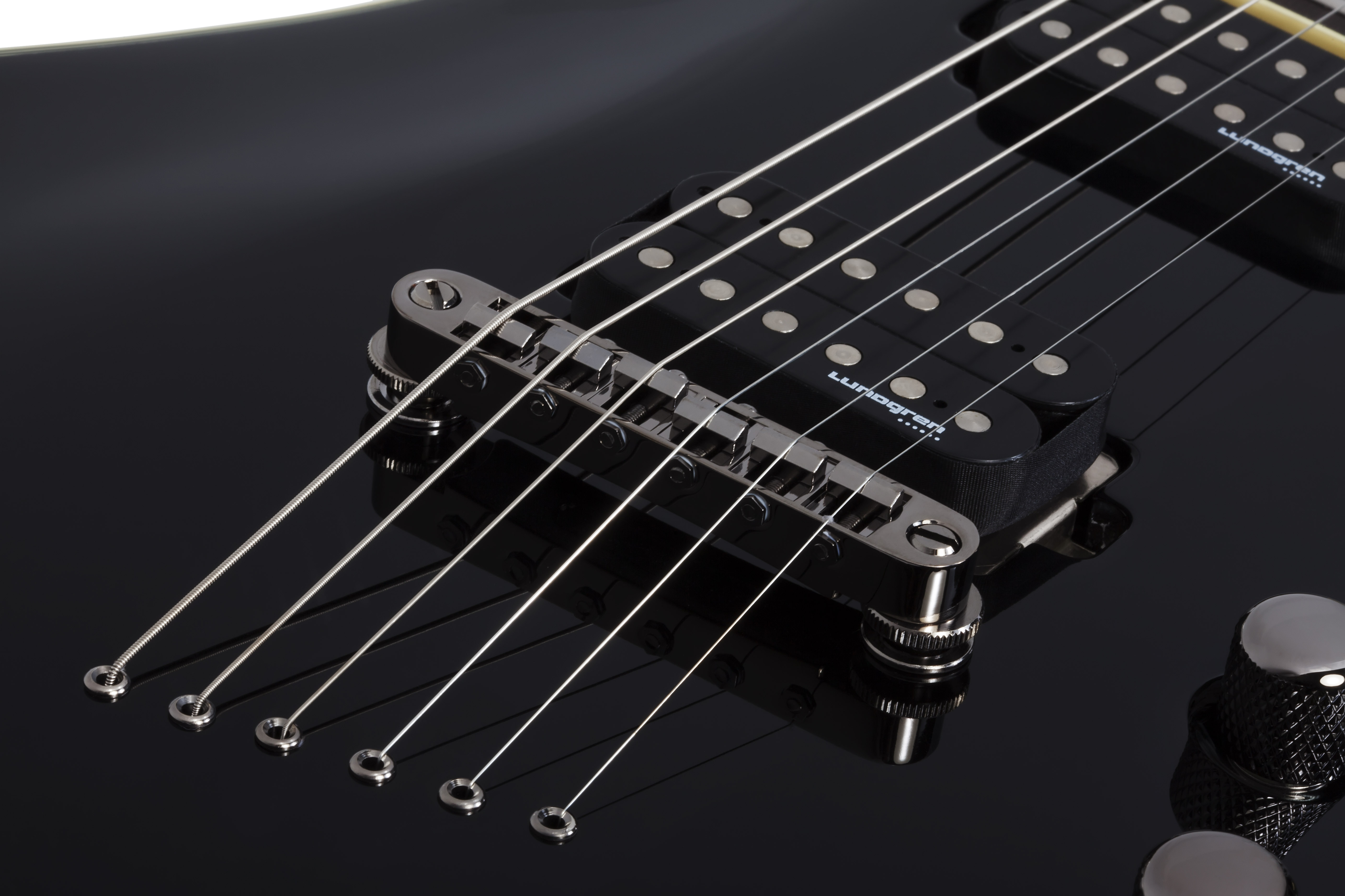Schecter Avenger Blackjack 2h Lundgren Ht Eb - E-Gitarre aus Metall - Variation 3