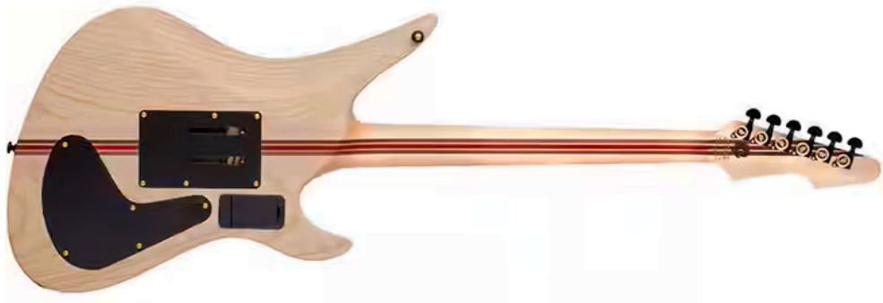 Schecter Avenger Fr-s 50th Ann. Lh Gaucher 2h Sustainiac Fr Eb - 50th Gold Burst - E-Gitarre aus Metall - Variation 1