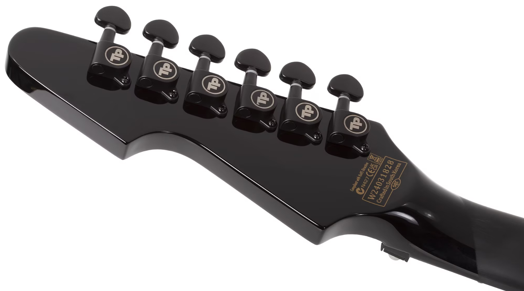 Schecter Avenger Pryzm Palladium 2h Fishman Fluence Modern Fr Eb - Gloss Black - 7-saitige E-Gitarre - Variation 6