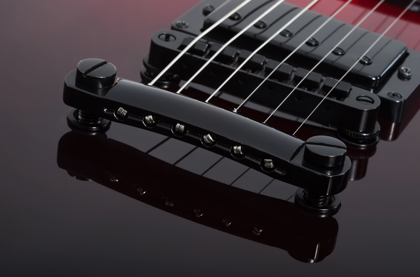 Schecter Avenger Standard 2h Ht Rw - Blood Burst - E-Gitarre aus Metall - Variation 5