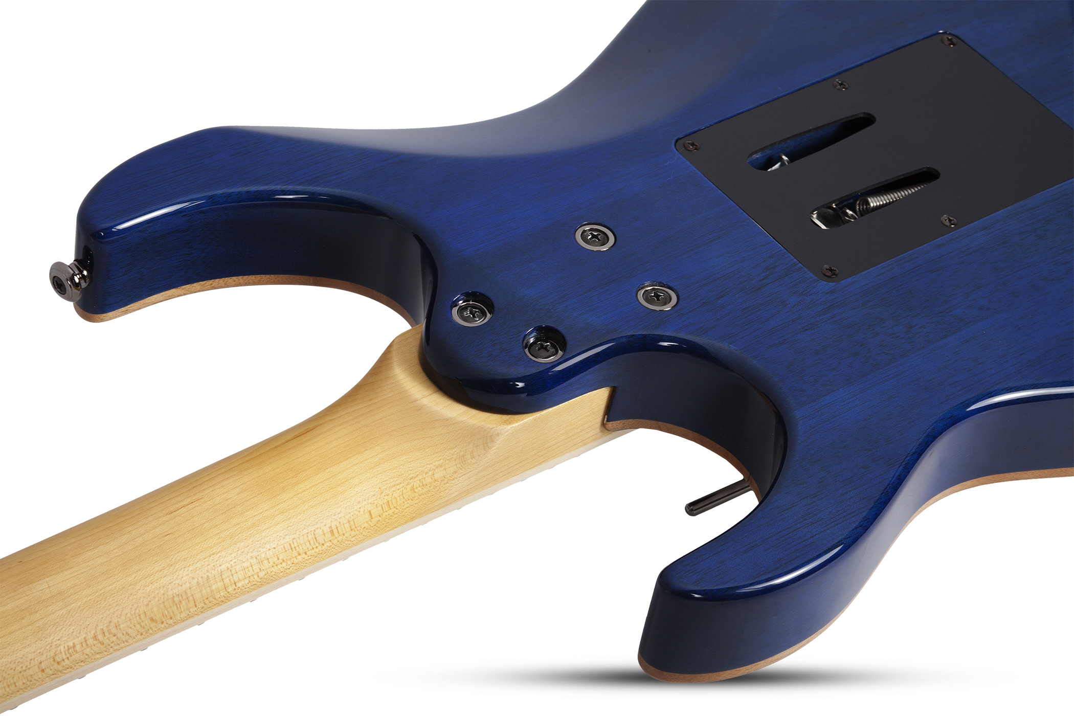 Schecter Banshee-6 Fr Extreme Hh Rw - Ocean Blue Burst - E-Gitarre in Str-Form - Variation 5
