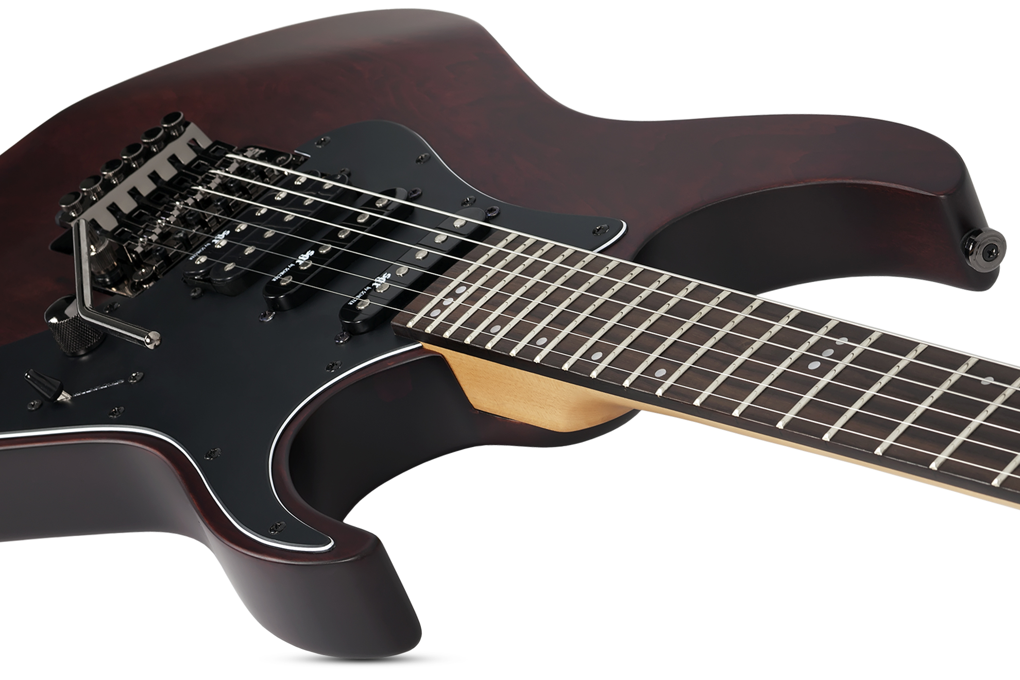 Schecter Banshee 6 Fr Sgr Hss Rw - Walnut Satin - E-Gitarre in Str-Form - Variation 4