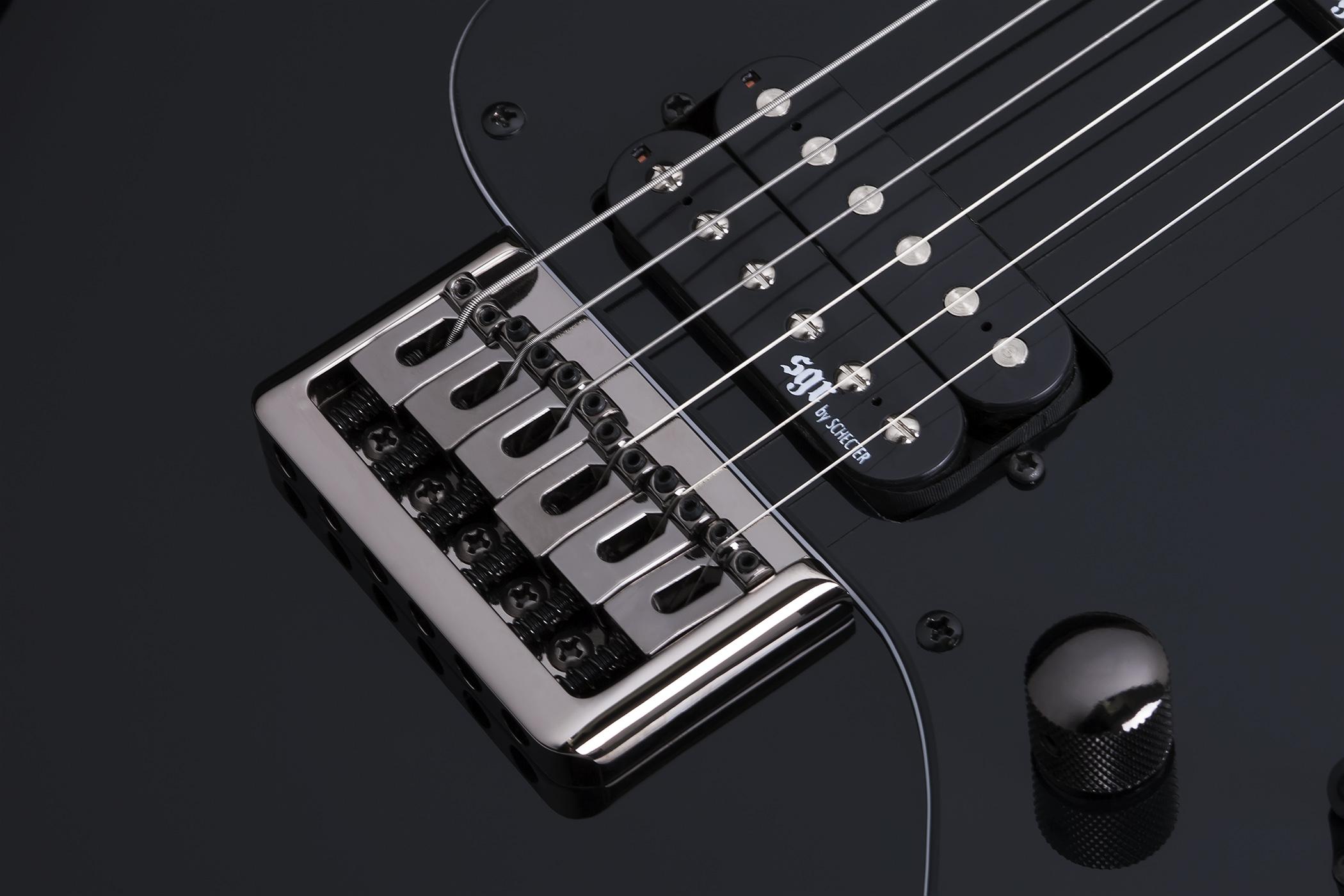 Schecter Banshee 6 Sgr 2h Ht Rw - Gloss Black - E-Gitarre in Str-Form - Variation 3