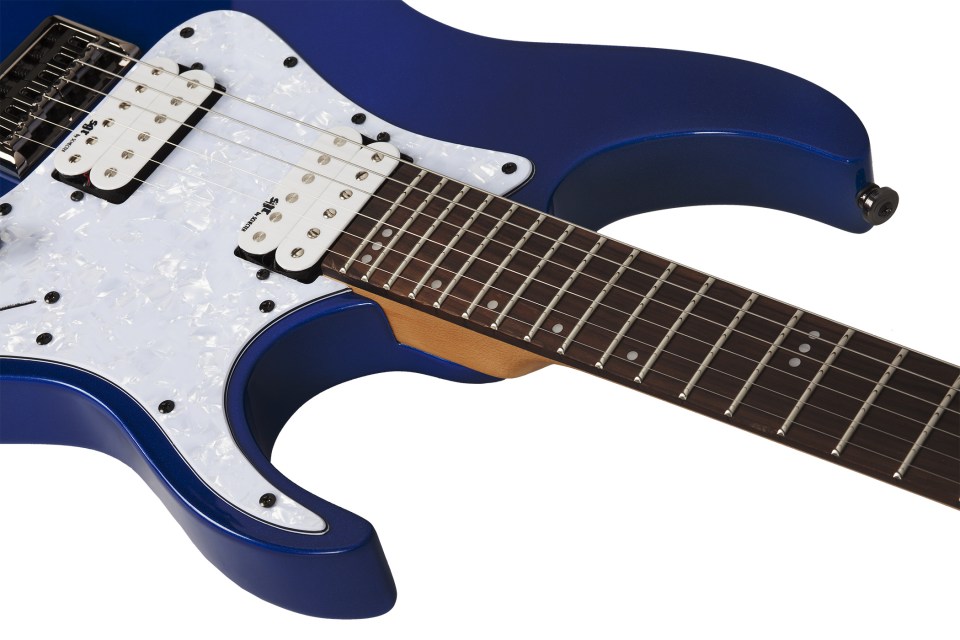 Schecter Banshee 6 Sgr 2h Ht Rw - Electric Blue - E-Gitarre in Str-Form - Variation 3