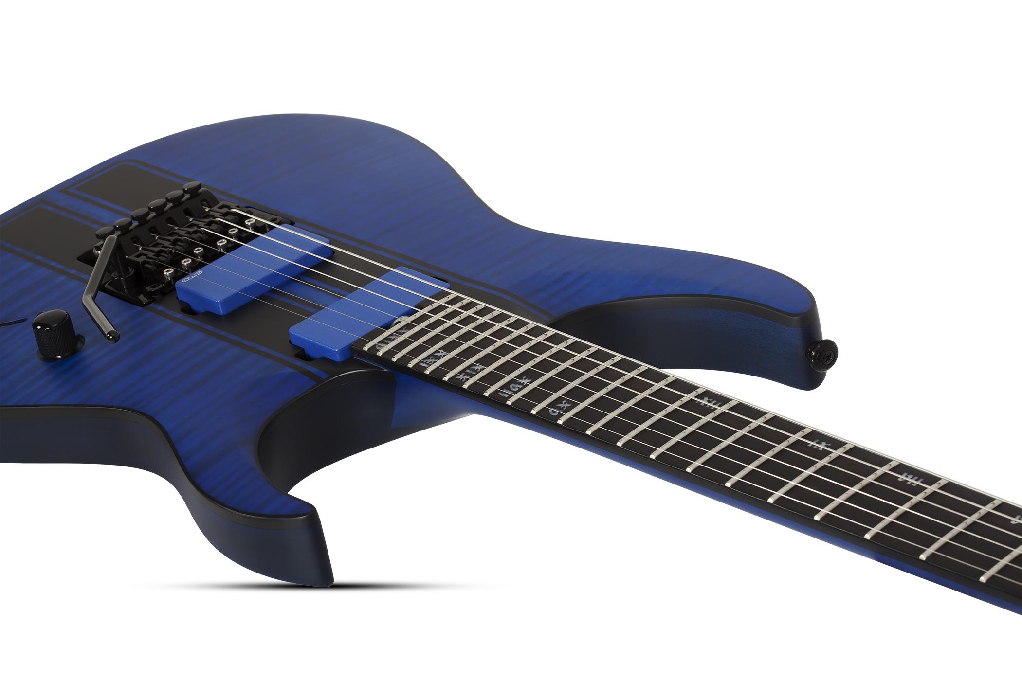 Schecter Banshee Gt Fr 2h Emg Eb - Satin Trans Blue - E-Gitarre in Str-Form - Variation 2