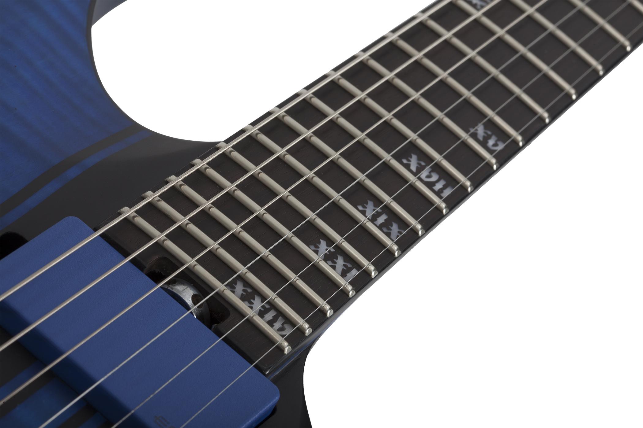 Schecter Banshee Gt Fr 2h Emg Eb - Satin Trans Blue - E-Gitarre in Str-Form - Variation 7