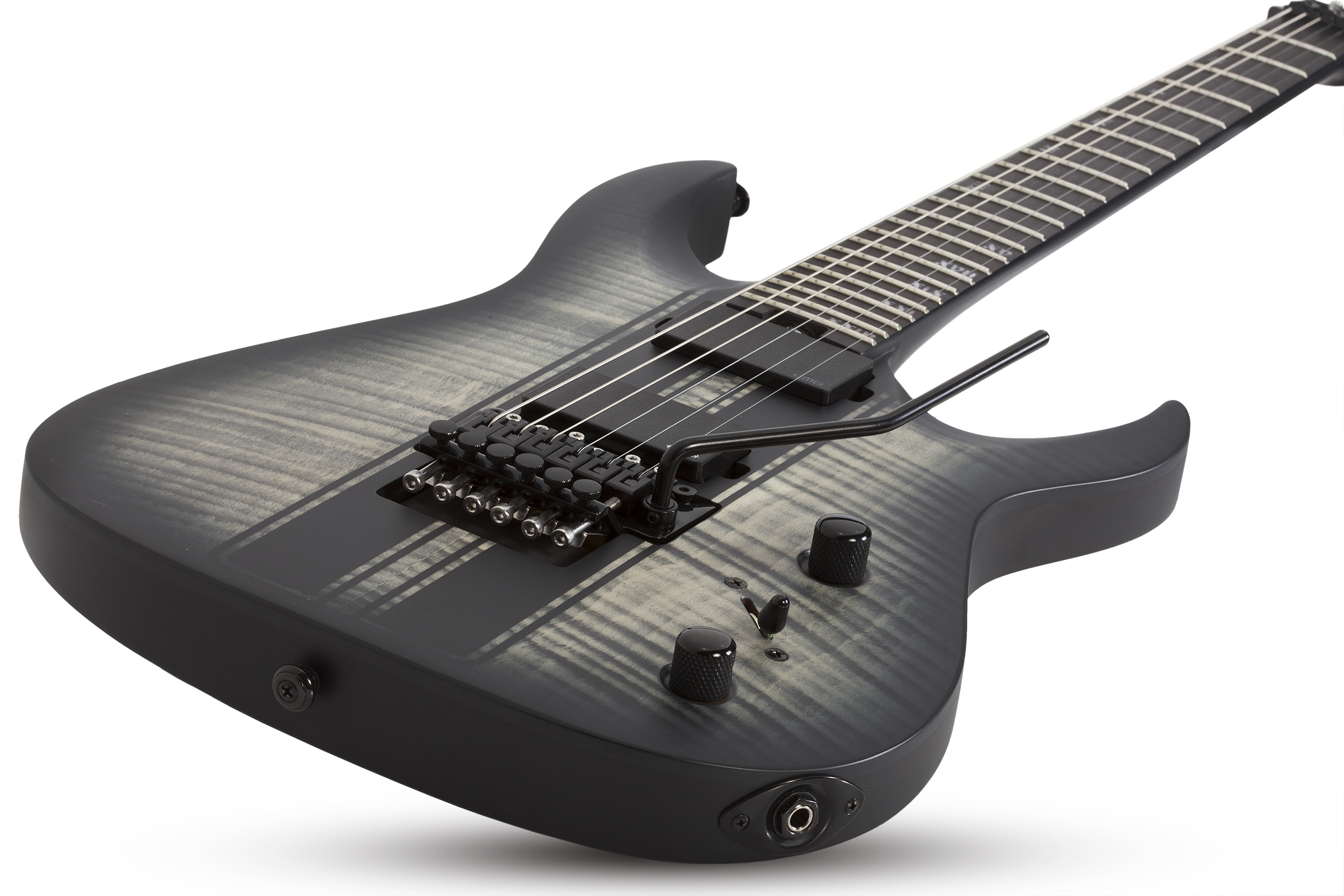 Schecter Banshee Gt Fr 2h Emg Eb - Satin Charcoal Burst - E-Gitarre in Str-Form - Variation 1