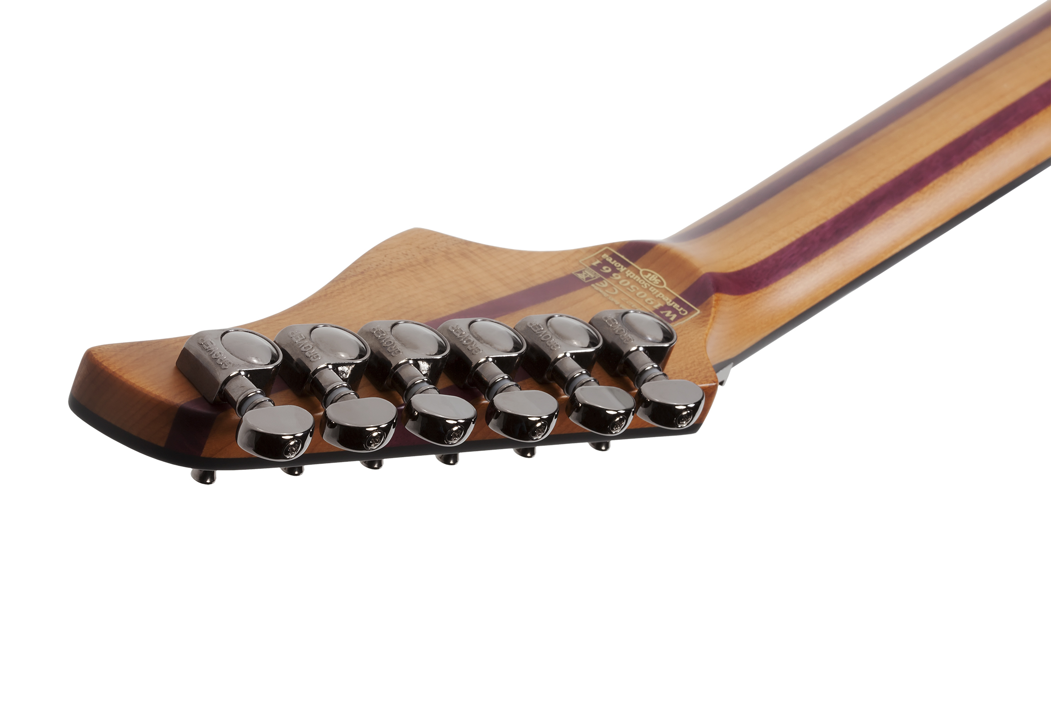 Schecter Banshee Mach-6 Fr S 2h Lundgren Sustainiac Eb - Fallout Burst - E-Gitarre in Str-Form - Variation 4