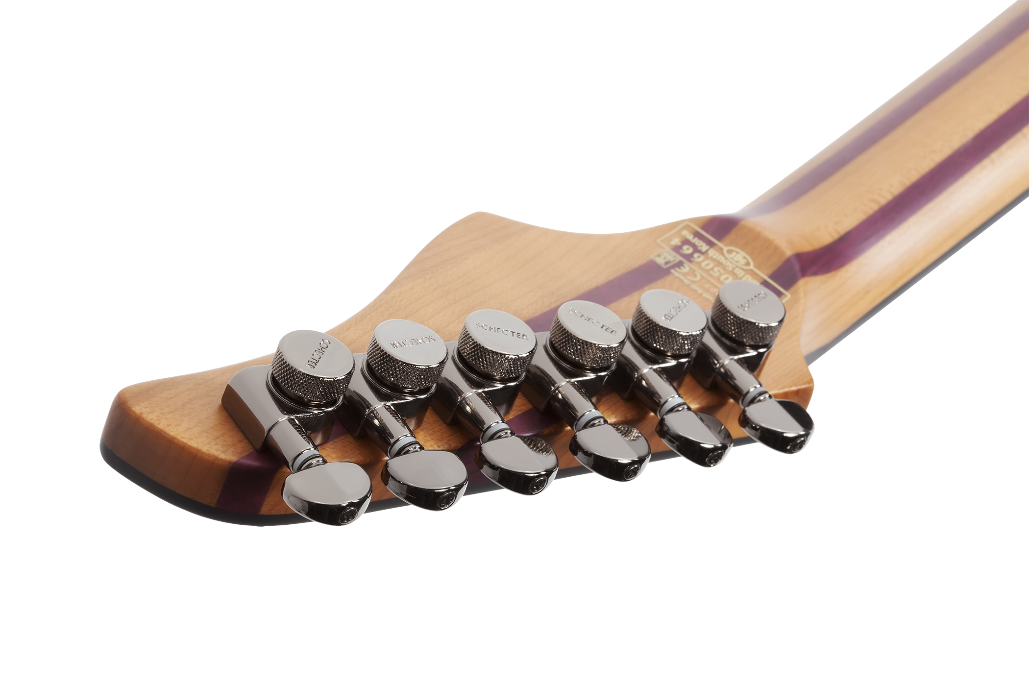 Schecter Banshee Mach-6 2h Lundgren Ht Eb - Fallout Burst - E-Gitarre in Str-Form - Variation 5