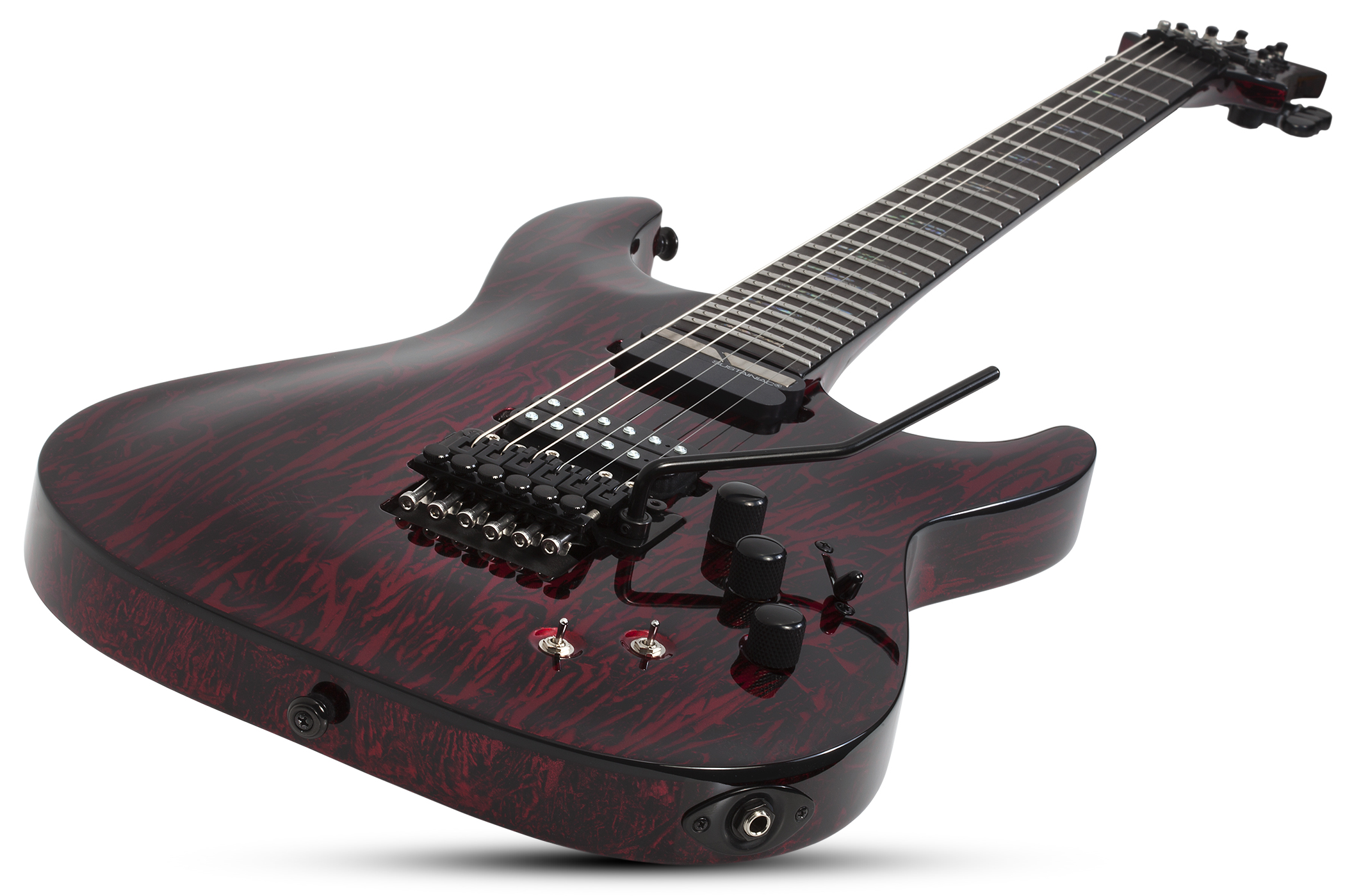 Schecter C-1 Fr  S Silver Mountain 2h Sustainiac Ht Eb - Blood Moon - E-Gitarre in Str-Form - Variation 1