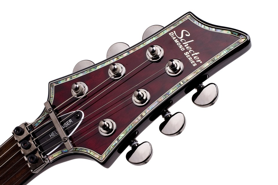 Schecter C-1 Hellraiser 2h Emg Ht Rw - Black Cherry - E-Gitarre in Str-Form - Variation 4