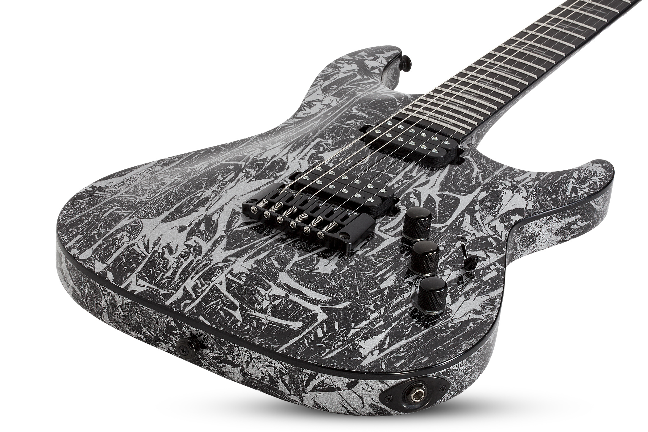 Schecter C-1 2h Ht Eb - Silver Mountain - E-Gitarre in Str-Form - Variation 1