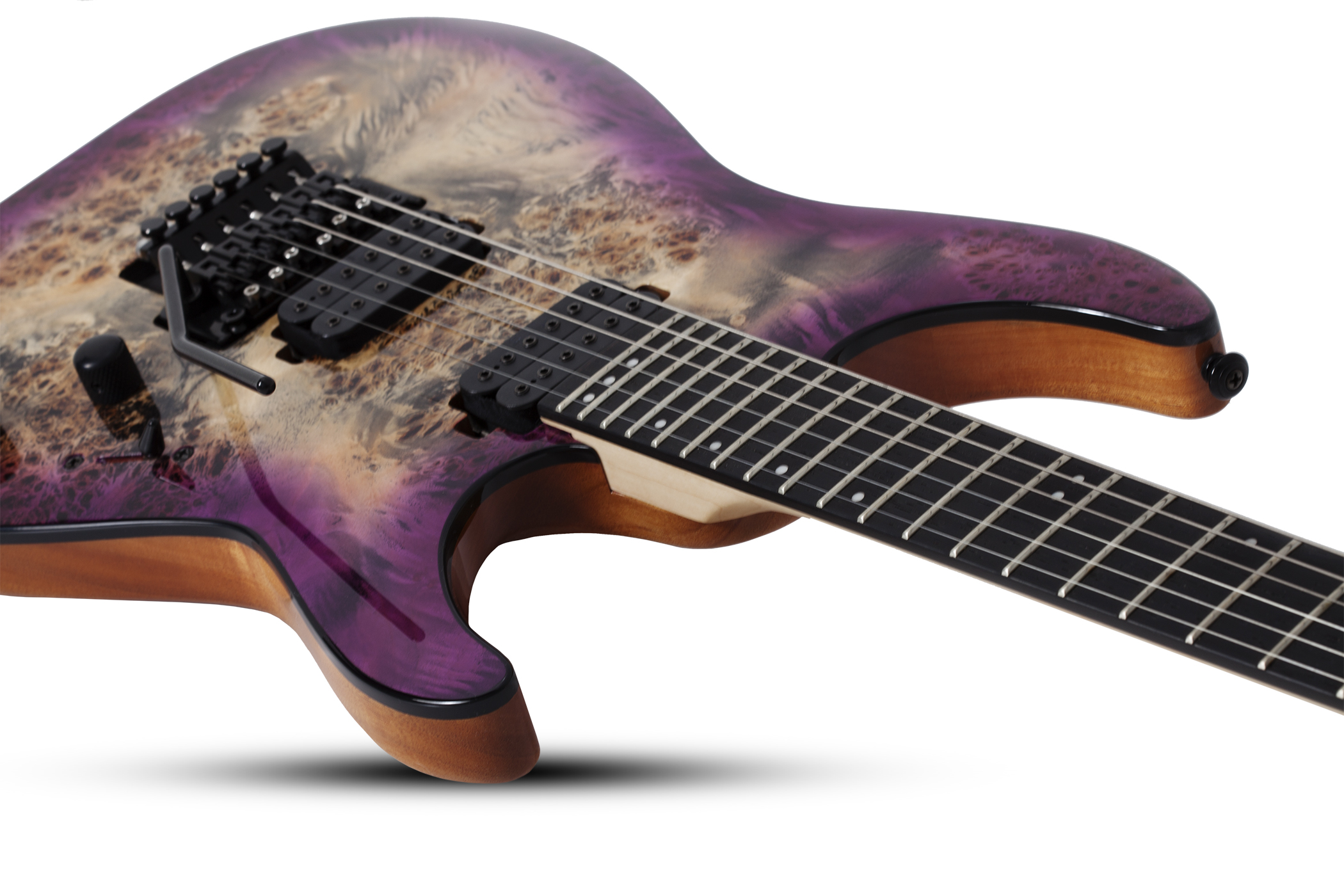 Schecter C-6 Pro Fr 2h Wen - Aurora Burst - Double Cut E-Gitarre - Variation 2