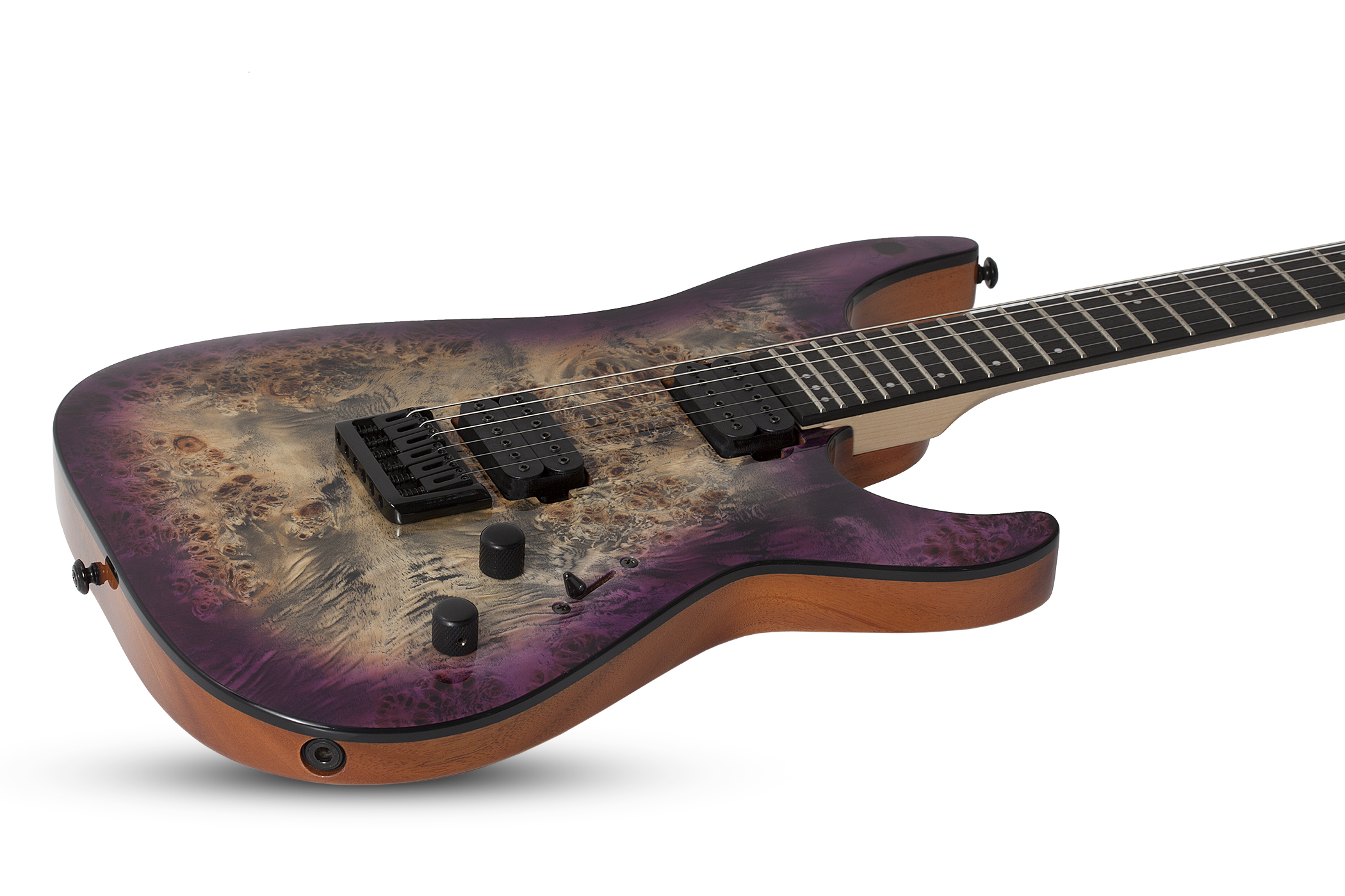 Schecter C-6 Pro 2h Ht Wen - Aurora Burst - Double Cut E-Gitarre - Variation 1