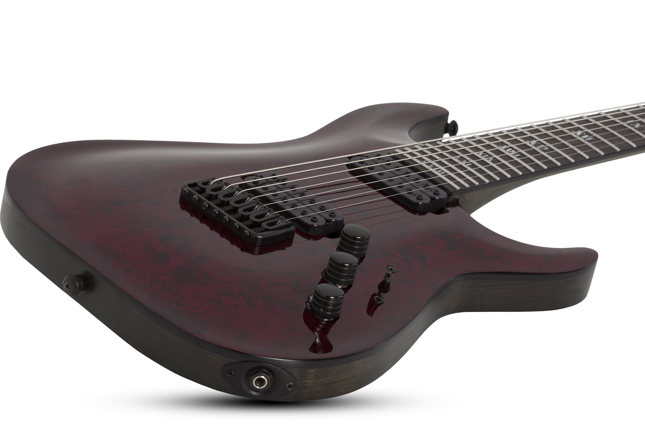 Schecter C-7 Apocalypse 2h Ht Eb - Red Reign - 7-saitige E-Gitarre - Variation 1