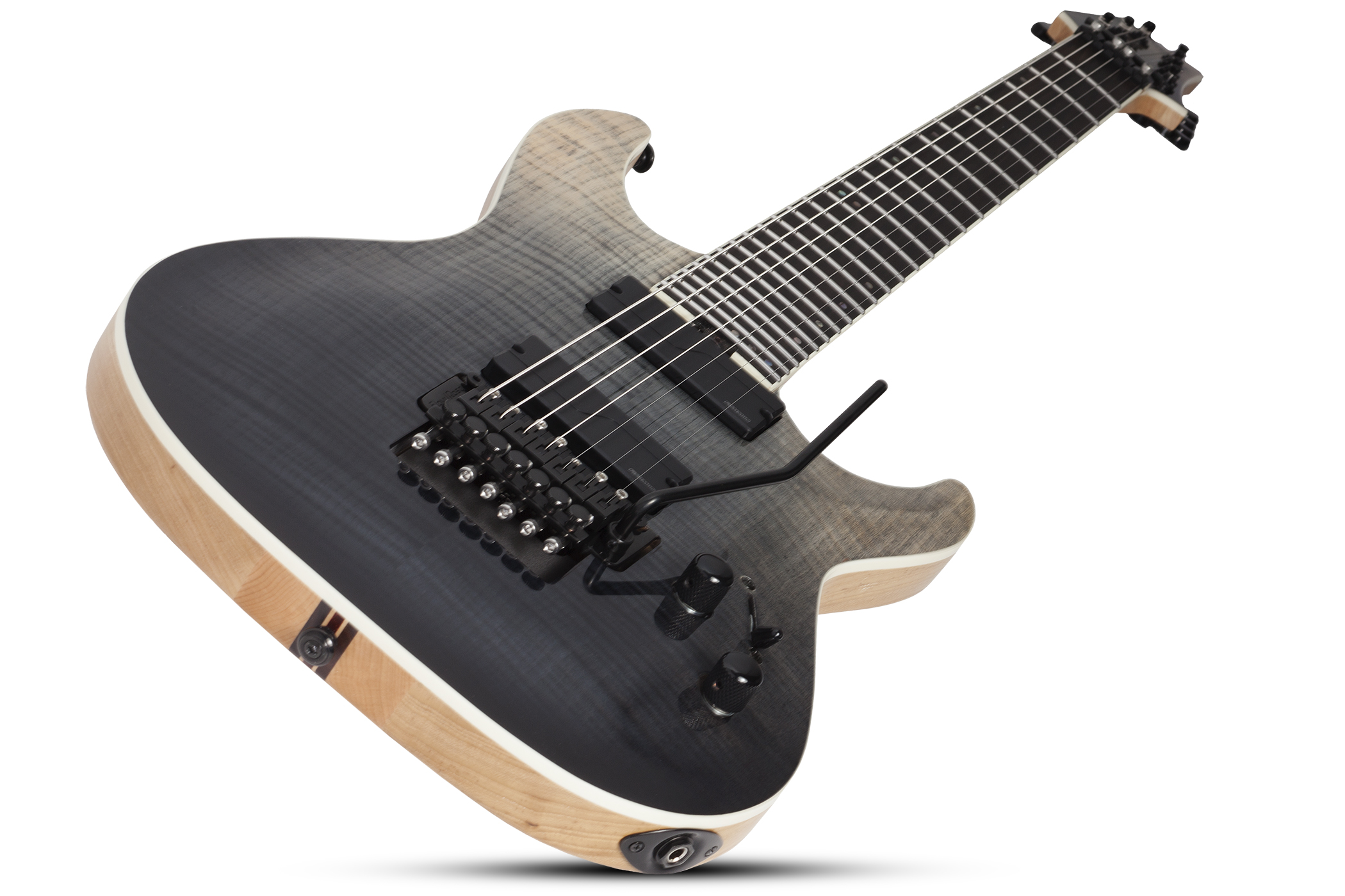 Schecter C-7 Fr Sls Elite 2h Fishman Ht Eb - Black Fade Burst - 7-saitige E-Gitarre - Variation 1