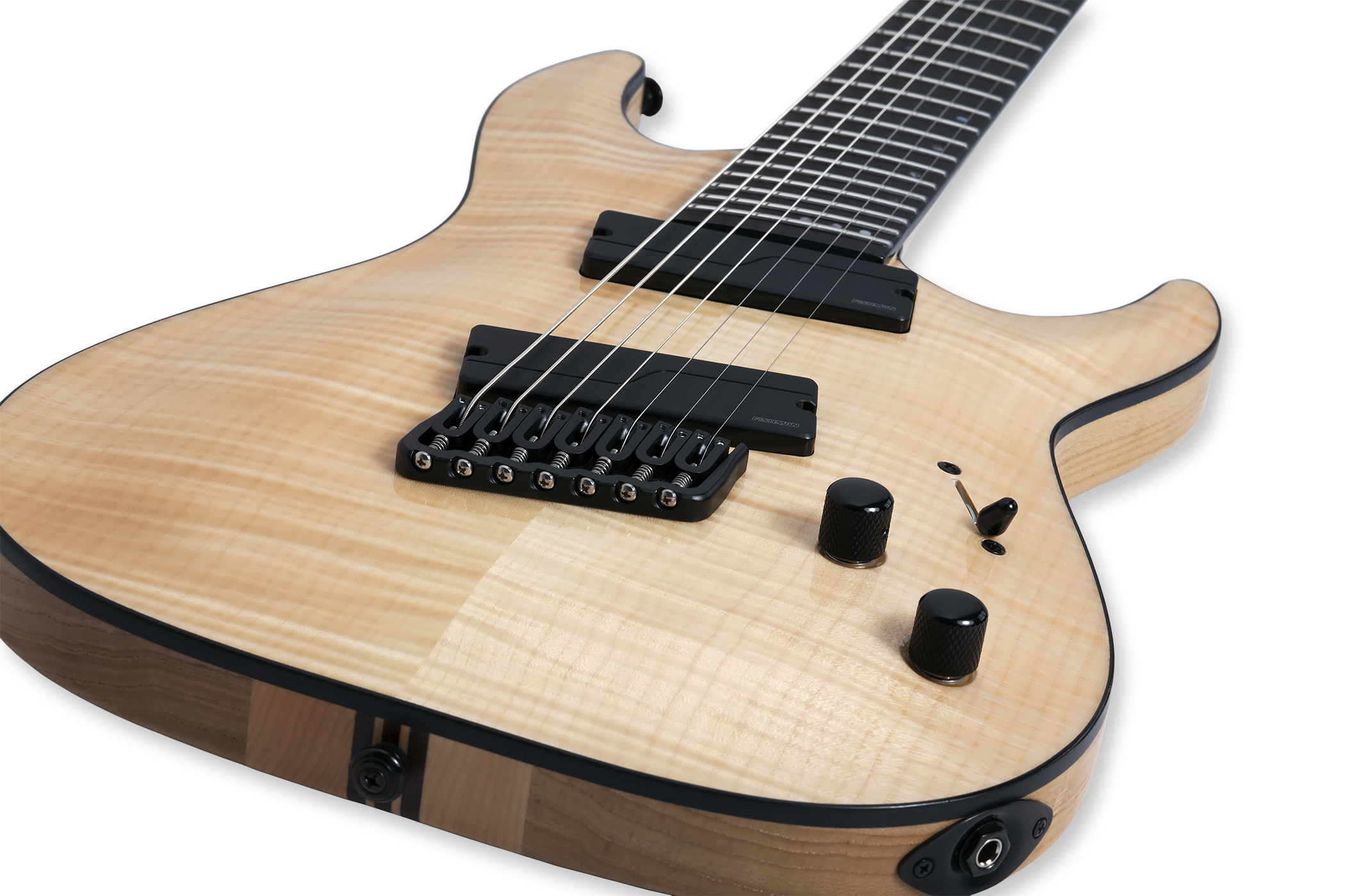 Schecter Sls Elite C-7 Multiscale 2h Ht Eb - Natural - Multi-Scale Guitar - Variation 1