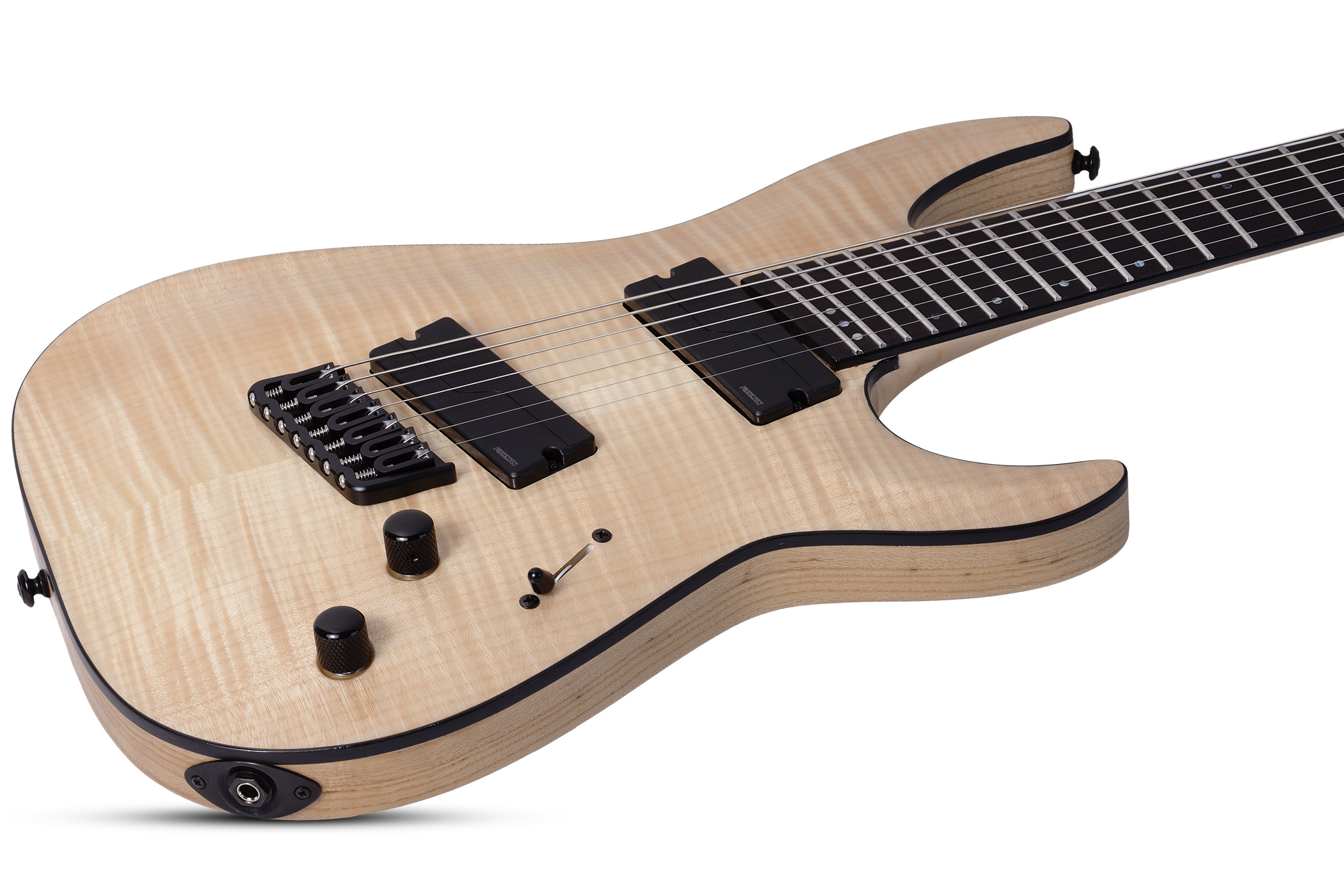 Schecter Sls Elite C-7 Multiscale 2h Ht Eb - Natural - Multi-Scale Guitar - Variation 2