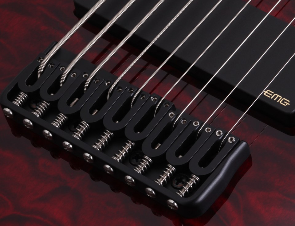 Schecter C-9 Hellraiser 9c 2h Emg Ht - Black Cherry - 8- und 9-saitige E-Gitarre - Variation 4