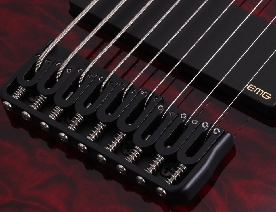 Schecter C-9 Hellraiser 9c 2h Emg Ht - Black Cherry - 8- und 9-saitige E-Gitarre - Variation 4