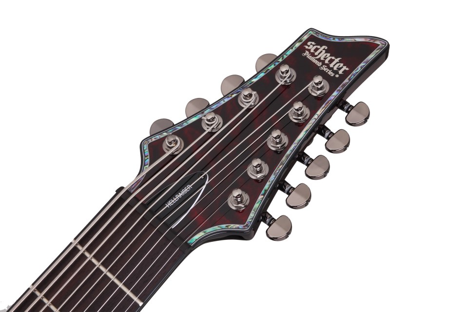 Schecter C-9 Hellraiser 9c 2h Emg Ht - Black Cherry - 8- und 9-saitige E-Gitarre - Variation 5