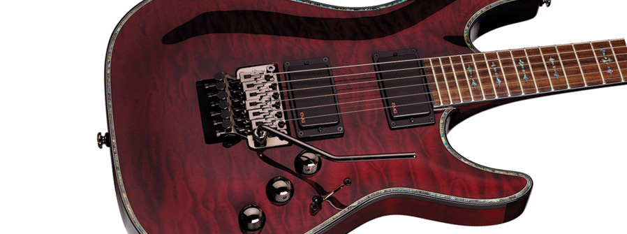 Schecter C-1 Fr S Hellraiser 2h Emg Sustainiac Rw - Black Cherry - E-Gitarre in Str-Form - Variation 2