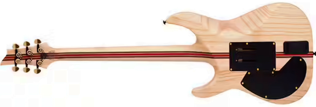 Schecter C1 Fr-s 50th Ann. 2h Sustainiac Fr Eb - 50th Gold Burst - E-Gitarre aus Metall - Variation 1