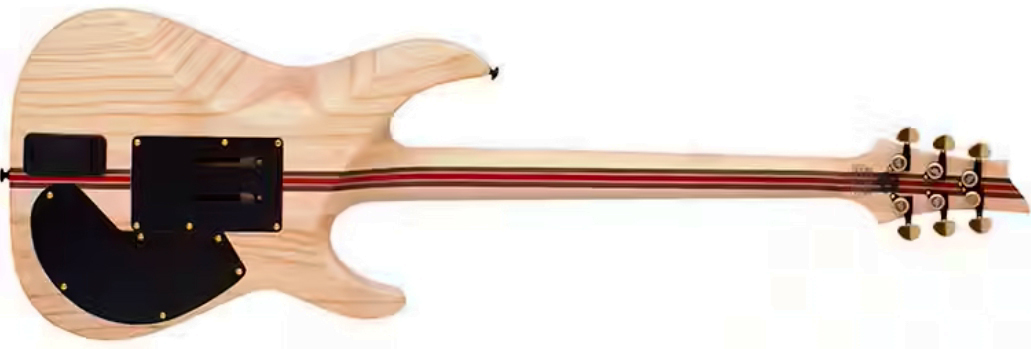 Schecter C1 Fr-s 50th Ann. Lh 2h Sustainiac Eb - 50th Gold Burst - E-Gitarre aus Metall - Variation 1