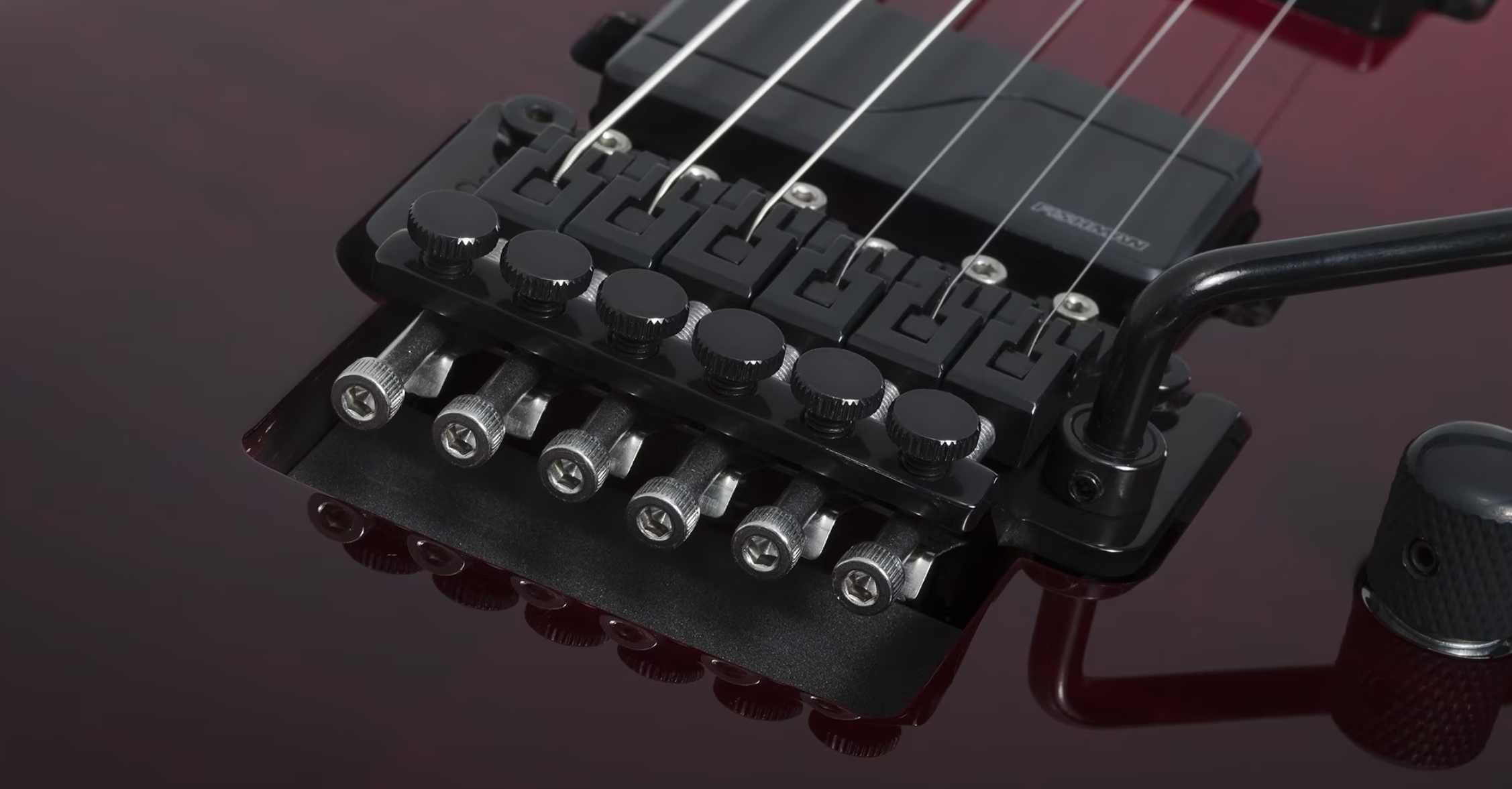 Schecter C1 Fr Sls Elite 2h Fishman Fluence Modern Eb - Blood Burst - E-Gitarre in Str-Form - Variation 4