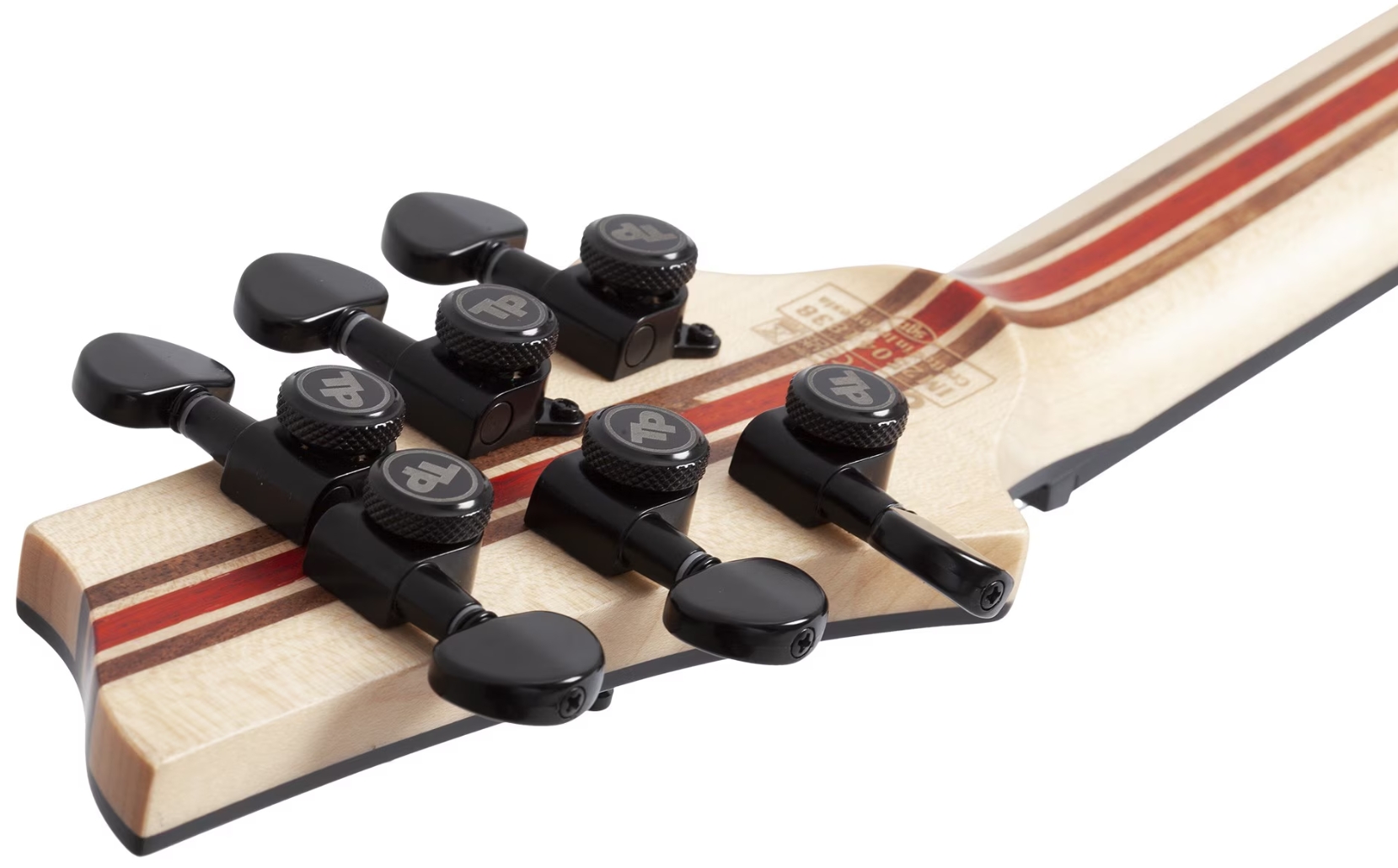 Schecter C1 Pale Moon 2h Ht Ric - Natural Satin Black Burst - E-Gitarre in Str-Form - Variation 6