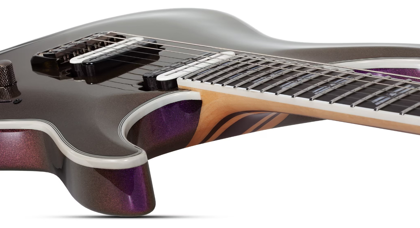 Schecter C1 Sls Hollywood 2h Fishman Fluence Modern Ht Eb - Supernova - E-Gitarre aus Metall - Variation 2